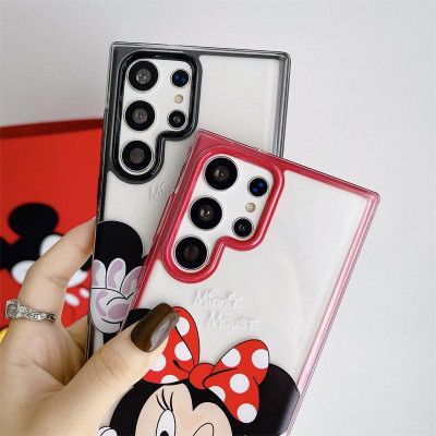 Ốp Lưng Cho Samsung Galaxy S24 Ultra / S23 Ultra Chuột Mickey Kèm Phụ Kiện Trang Trí - BUM STORE GALAXY CASE