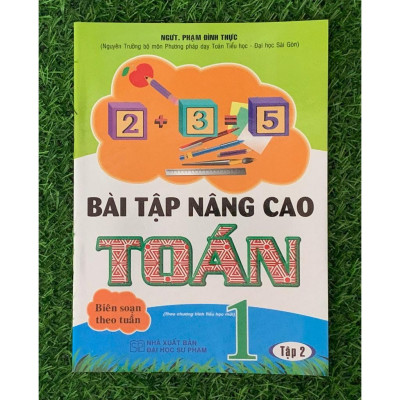 Sách- COMBO BÀI TẬP NÂNG CAO TOÁN 1 (TẬP 1+2) (THEO CHƯƠNG TRÌNH TIỂU HỌC MỚI) (HA-MK)