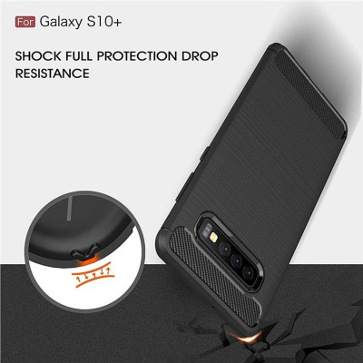 Ốp lưng chống sốc Likgus cho Samsung Galaxy S10e / S10 / S10 Plus / S10 5G - chuẩn quân đội, chống va đập, chống vân tay - Hàng nhập khẩu
