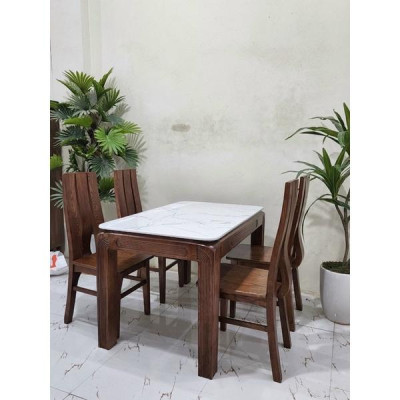 Bàn Ăn Gỗ Sồi Hiện Đại