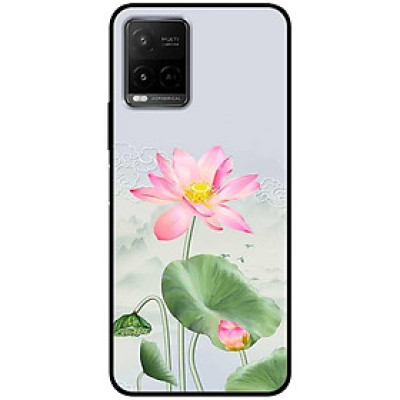 Ốp lưng cho Vivo Y12s - Y20 - Y20s - Y21 - Y21s - Y33s - Y33T - Tranh Sen Hồng - Hàng Chính Hãng
