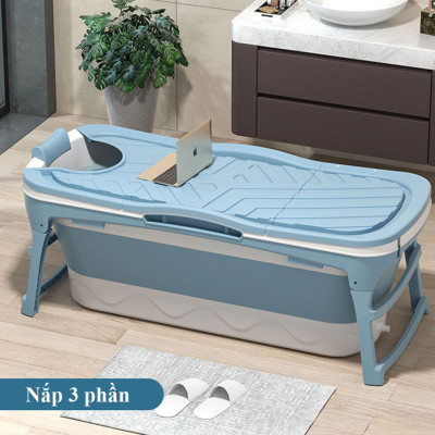 Bồn tắm gấp gọn cho cả gia đình- Bồn tắm silicon cao cấp -tiết kiệm không gian -hàng chính hãng								
