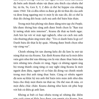 Ma Trận Cuộc Đời Keanu Reeves - Keanu Reeves’s Excellent Adventure: An Unauthorized Biography