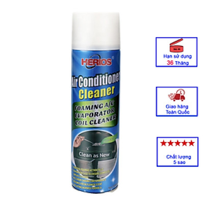 Chai Vệ Sinh Máy Lạnh Xe Cao Cấp HERIOS LA-019 Công Nghệ Đức 500ml
