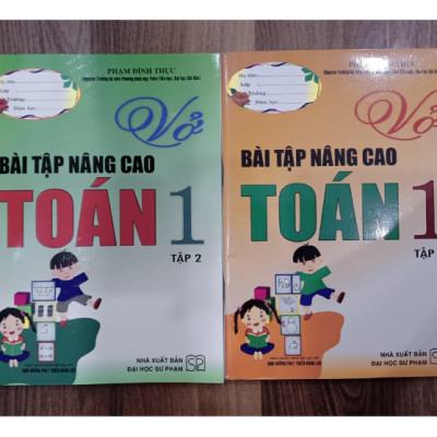 Sách - Combo Vở Bài Tập Nâng Cao Toán 1 (Tập 1 + Tập 2)
