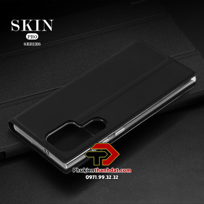Bao da cho SamSung Galaxy S23 Ultra chính hãng Dux Ducis có ngăn cài thẻ - hàng chính hãng