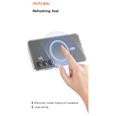Ốp Lưng Samsung S25 Ultra / S25 Plus / S25 Mutural Ice Trong Suốt Viền Chống Sốc Hỗ Trợ Sạc Không Dây Magnetic - Hàng chính hãng