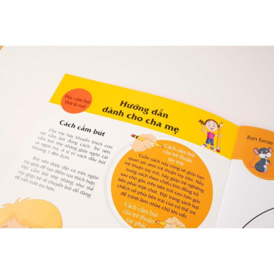 Sách - Rèn Kỹ Năng Cầm Bút Cho Trẻ 3 - 6 Tuổi - Combo 6 Chủ Đề - Đinh Tị Books