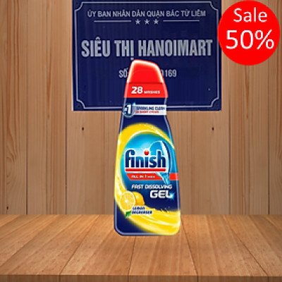 Gel rửa chén bát Finish Eco 0% - 900ml/ chai
