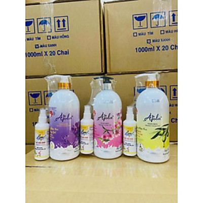 Phụ kiện đồ dùng nhà tắm -Chai sữa tắm 1000ml hương nước hoa cao cấp kèm chai xả vải khô 100ml , làm sạch cơ thể  giúp nuôi dưỡng và bảo vệ làn da