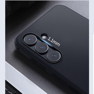 Ốp lưng sần chống sốc cho Samsung Galaxy A56 , A36 , A55 5G mặt lưng nhám hiệu Nillkin Super Frosted Shield Pro cho mặt lưng nhám chống trơn trượt tay, khả năng chống sốc cực tốt, chất liệu cao cấp - Hàng chính hãng
