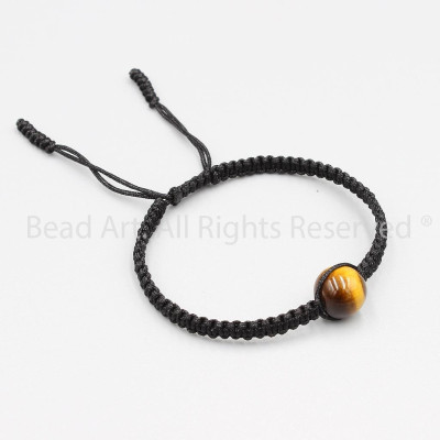 Vòng Tay Mắt Hổ Vàng Nâu 10MM Loại A, Hợp Mệnh Thổ, Kim, Vòng Tay Phong Thuỷ, Chuỗi Hạt S50 - Bead Art