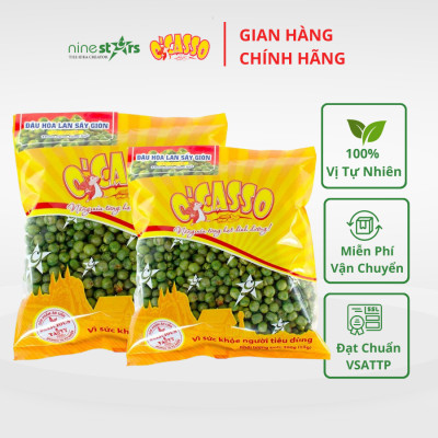 2 Gói Đậu Hòa Lan Sấy Giòn Vị Tỏi Ớt O