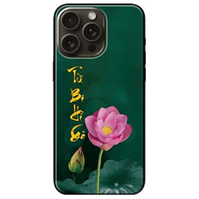 Ốp lưng dành cho Iphone 15 - Iphone 15 Plus - Iphone 15 Pro - Iphone 15 Pro Max - Sen Từ Bi Hỷ Xả - Hàng Chính Hãng