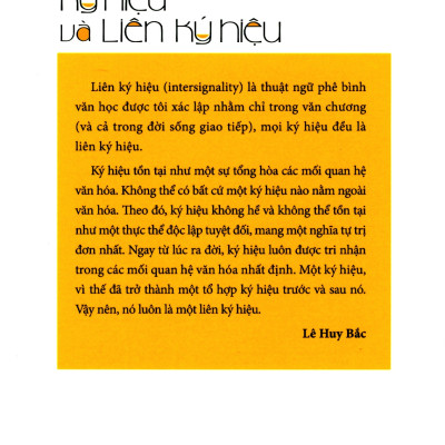 Ký Hiệu Và Liên Ký Hiệu