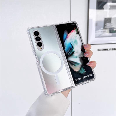 Ốp Lưng Từ Tính Cho Samsung Galaxy Z FOLD 6 / Z FOLD 5 / Z FOLD 4 / Z FLIP 5 / Z FLIP 4 / Z FLIP 3 Từ Tính Trong Suốt