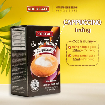 [CB] 2 HỘP CAPPUCCINO: MUỐI + TRỨNG (5 gói x 30 gram)
