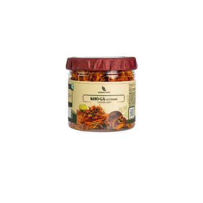 Khô gà lá chanh 250gr |GARDEN FARM | Ăn Vặt Văn Phòng, Du Lịch, Tết, thơm ngon