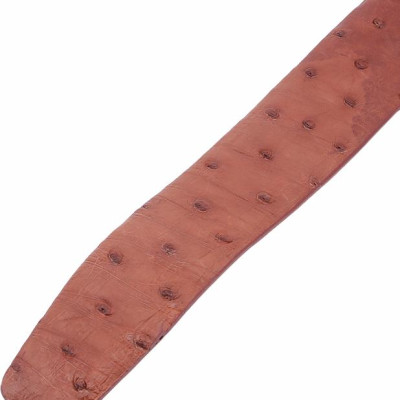 Thắt Lưng Nam Da Đà Điểu Bản Lớn Da Hột Đầu Kim Huy Hoàng HT4441 - Nâu Đỏ