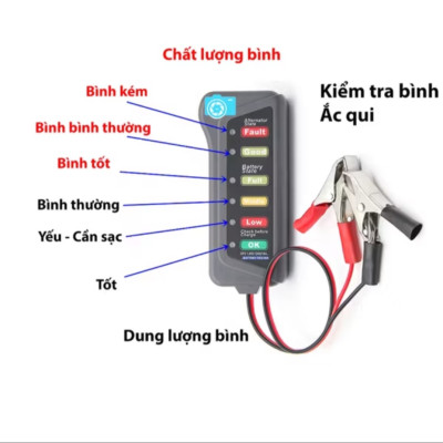 THIẾT BỊ ĐO KIỂM TRA BÌNH ẮC QUY CAO CẤP THUẬN TIỆN CHO MỌI NHÀ