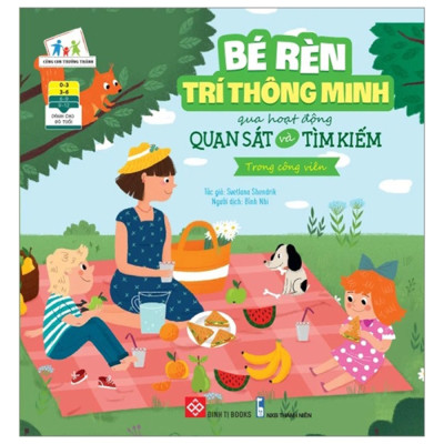 Bé rèn trí thông minh qua hoạt động quan sát và tìm kiếm - Trong công viên