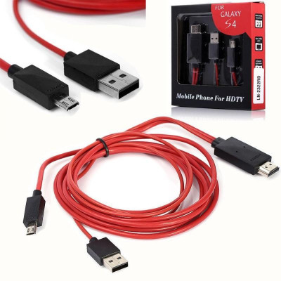 Cáp Truyền Hình Ảnh Từ Điện Thoại Lên Tivi HDMI MHL Dành Cho Android Cao Cấp