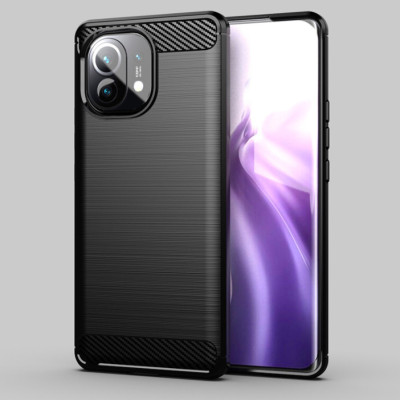 Ốp lưng chống sốc Vân Sợi Carbon cho Xiaomi Mi 11 hàng nhập khẩu