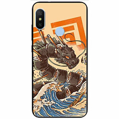 Ốp lưng dành cho Xiaomi Redmi Note 5 Pro mẫu Rồng Shushi