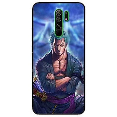 Ốp lưng dành cho Xiaomi Redmi 9 mẫu Zoro Nền Xanh