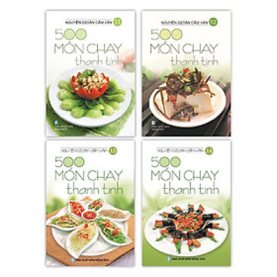 Sách - 500 Món Chay Thanh Tịnh - Từ Tập 11 Đến Tập 14 - Việt Thư