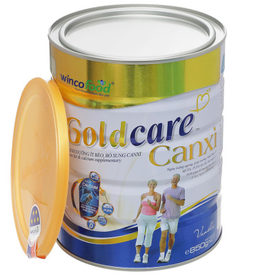 Combo 2 Lon Sữa bột Wincofood Goldcare Canxi (850g/lon) kèm túi xách