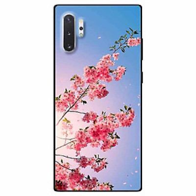 Ốp lưng dành cho Samsung Note 10 Plus mẫu Hoa Đào Rơi