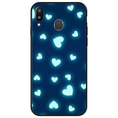 Ốp lưng cho Samsung Galaxy M20 nền trái tim 17 - Hàng chính hãng