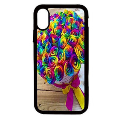 Ốp lưng cho điện thoại Iphone Xs Max Hoa 7 màu - Hàng chính hãng