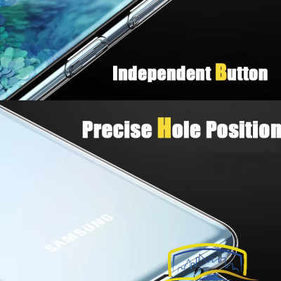 Ốp lưng dành cho Samsung Galaxy A51 dẻo trong suốt, dày dặn, chống sốc cao cấp - Hàng nhập khẩu