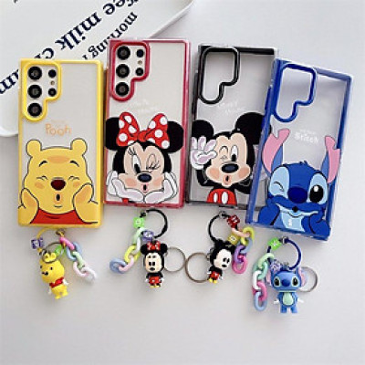 Ốp Lưng Cho Samsung Galaxy S24 Ultra / S23 Ultra Chuột Mickey Kèm Phụ Kiện Trang Trí - BUM STORE GALAXY CASE