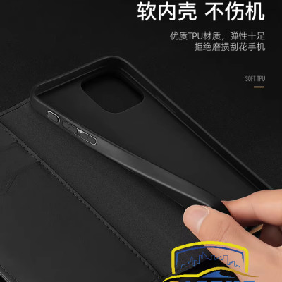 Bao da dạng ví dành cho iPhone 16 Pro Max, iPhone 16 Pro, iPhone 16 Plus, iPhone 16 hiệu Dux Ducis Hivo bảo vệ camera, có ví cải thẻ, chân dựng, chống sốc cao cấp - Hàng chính hãng.