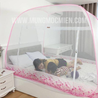 Màn Chụp , Mùng Chụp Tự Bung Đỉnh Rộng Cao Cấp Mộc Miên ( Hà Nội )