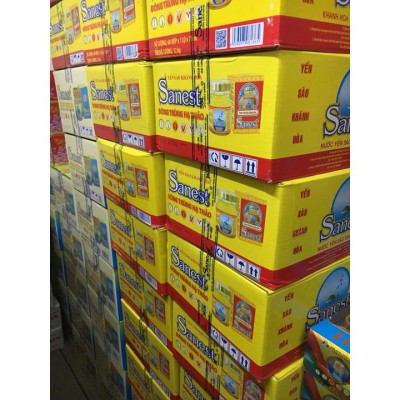 Nước Yến Sào Khánh Hòa Sanest CHÍNH HÃNGKhông Đường Dành Cho Người Cao Tuổi 70Ml, Hộp 6 Lọ - 096H6-21%