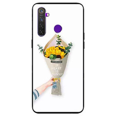 Ốp lưng in cho Realme 5 Pro/ Realme Q Mẫu Bó Hoa Hướng Dương