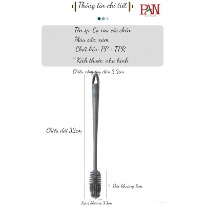 Cây cọ rửa cốc chén, bình sữa silicon, cây rửa cốc ly, cọ silicon, cọ cốc, chai lọ, bình sữa cao cấp, cọ vệ sinh chai