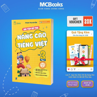 Sách - Combo Bài Tập Bổ Trợ Nâng Cao Tiếng Việt Lớp 3 - MCBooks