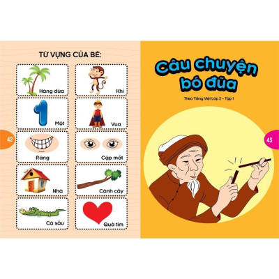 Sách - Phát Triển Tư Duy Và Ngôn Ngữ Cho Bé - Truyện Đọc Bằng Hình Ảnh - Truyện Ngụ Ngôn Việt Nam Đặc Sắc - Tập 1 - Việt Thư