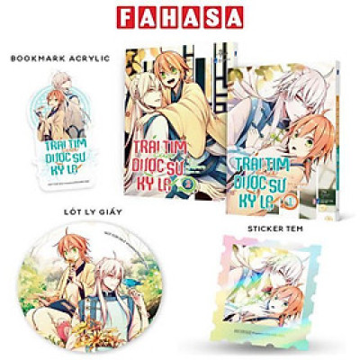 Sách - Bộ Manga - Trái Tim Của Dược Sư Kỳ Lạ - Tập 1 + Tập 2 (Bộ 2 Tập) - Bản Đặc Biệt - Tặng Kèm Sticker Tem + Bookmark PVC + Lót Ly Giấy