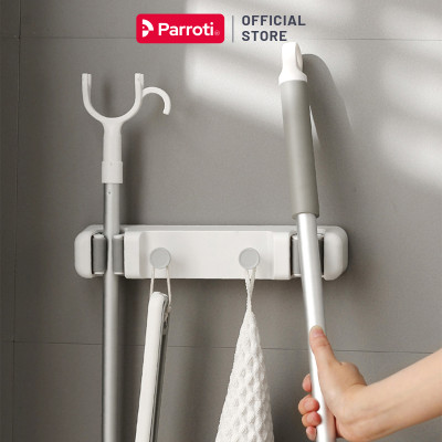 Móc Treo Cây Lau Nhà, Cây Chà Sàn, Cây Gạt Nước, Móc Treo Vật Dụng Phòng Tắm, Toilet Parroti Hanger - HG02