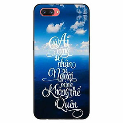 Ốp lưng in cho Oppo A3s/ A5 2018 Mẫu Không Thể Quên