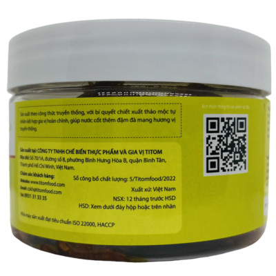 Gia vị nấu bún riêu - Gia vị bún riêu - Gia vị bún riêu nêm sẵn - Cốt bún riêu TITOM 250g