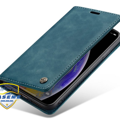 Bao da cao cấp dành cho iPhone XS Max dạng ví Caseme - Hàng Nhập Khẩu