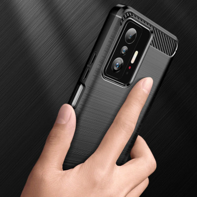 Ốp lưng chống sốc Vân Sợi Carbon cho Xiaomi 11T / 11T Pro - Hàng nhập khẩu