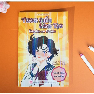 Sách - Trang Điểm Sáng Tạo - Bóc Dán Và Tô Màu - Combo 5 Chủ Đề - Đinh Tị Books